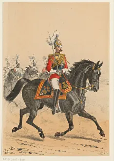 Plumed Prints: British soldier, 1875-1925. Creator: Richard Simkin