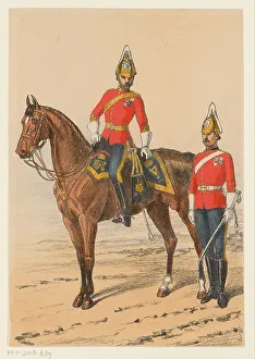 Lacquer Coating Prints: Two British soldiers, 1875-1925. Creator: Richard Simkin