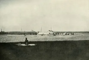 Monitoring Prints: A British Super-Submarine, c1914-1918, (1919). Creator: Unknown