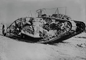 Caterpillar Track Prints: British tank, 15 Sept. 1916. Creator: Bain News Service