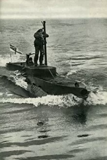 Naval Ship Gallery: British X-Craft midget submarine, World War II, 1945. Creator: Unknown