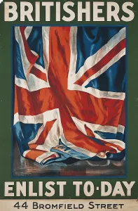 Great War Prints: Britishers, Enlist To-Day, 1917. Creator: Lipscombe, Guy (1881-1952)
