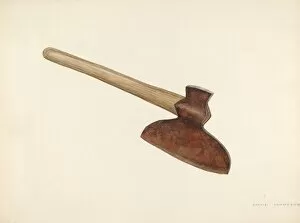 Archie Thompson Gallery: Broad Axe, c. 1941. Creator: Archie Thompson