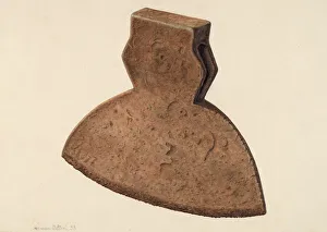 Stroh Prints: Broad Axe Head, 1938. Creator: Herman O. Stroh
