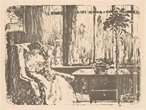 The Broad Curtain, 1918. Creator: Frederick Childe Hassam
