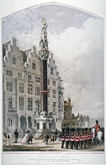 Sir George Gilbert Scott Prints: Broad Sanctuary, Westminster, London, c1865. Artist: Robert Dudley