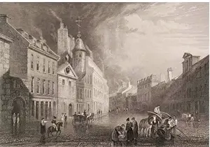 Aberdeen Prints: Broad Street, Aberdeen, 1833. Creator: William Purser
