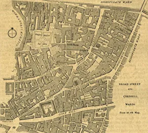 Parish Prints: Broad Street and Cornhill Wards, 1897. Creator: Unknown