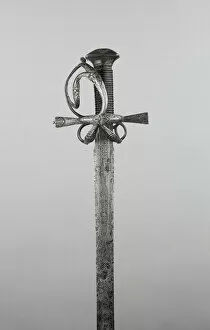 Sword Hilt Collection: Broadsword, Solingen, c. 1560 / 1600. Creator: Peter Munsten the Elder