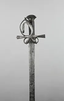 Sword Hilt Collection: Broadsword, Solingen, c. 1560 / 1600. Creator: Peter Munsten the Elder