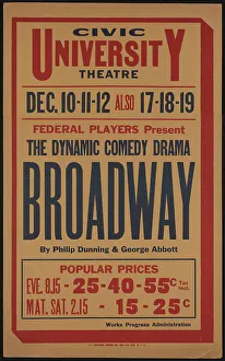 December Prints: Broadway, Syracuse, NY, 1936. Creator: Unknown