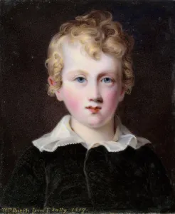 Brock Livingston Delaplaine, 1817. Creator: William Russell Birch Brock Livingston Delaplaine, 1817. Creator: William Russell Birch