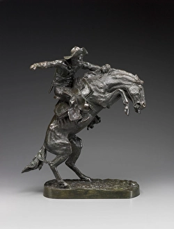 The Broncho Buster, 1895. Creator: Frederic Remington