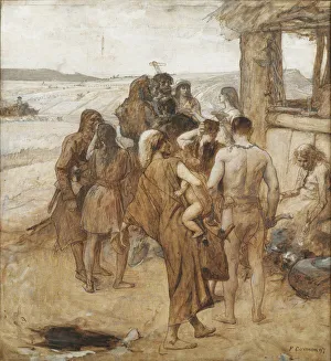Mixed Media On Canvas Prints: Bronze Age, 1897. Artist: Cormon, Fernand (1845-1924)