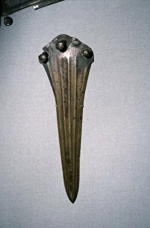 19th Century Bc Prints: Bronze Age. Neunheiligen. Dagger blade, 2300-1800BC