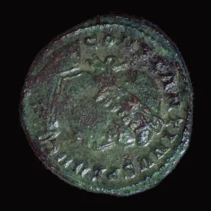 Flavius Valerius Constantinus Prints: Bronze coin of Constantine I, 3rd century BC