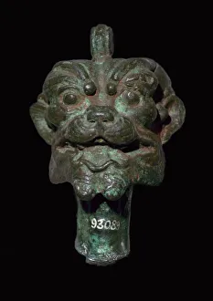 Bronze head of Pazuzu, probably from Nimrud (ancient Kalhu), Neo-Assyrian, about 800-550 BC