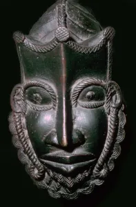 Nigeria Prints: Bronze Mask from Benin, Nigeria