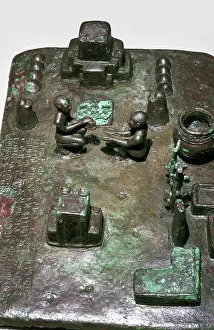 Bronze model of a cult place for ceremony of the rising of the sun, c1150 BC