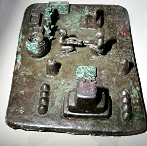 Bronze model of a cult place for ceremony of the rising of the sun, c1150 BC