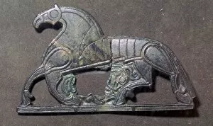 Bronze plaque of a horse, 5th-9th century