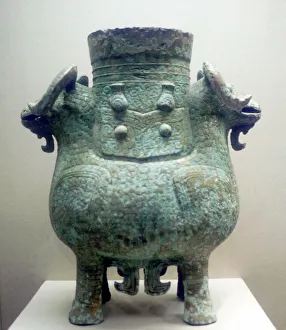 Ritual Prints: Bronze ritual vessel, Shang dynasty, China, 12th century BC