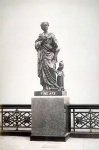 Fine Art Prints: Bronze statue of Fine Art, located on the north parapet of Holborn Viaduct, London, 1869