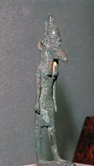 Animal Head Collection: Bronze statuette of the Egyptian god Set