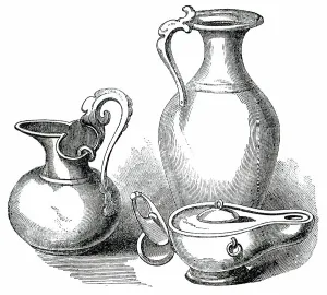 Bronze Vases, Romano-British, 1850. Creator: Unknown