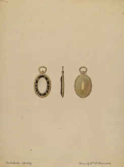 William P Prints: Brooch, 1935 / 1942. Creator: William P. Shearwood