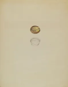 Brooch, c. 1936. Creator: Doris Beer