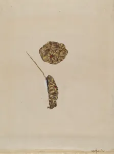 Grace Halpin Prints: Brooch, c. 1936. Creator: Grace Halpin
