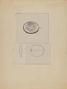 Clasp Gallery: Brooch, c. 1936. Creator: John Dieterich