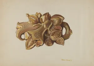 Stewart Robert Prints: Brooch, c. 1936. Creator: Robert Stewart
