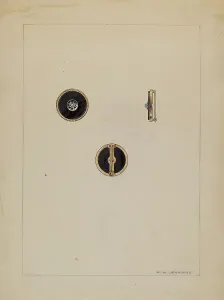 Brooch, c. 1937. Creator: Francis Jennings