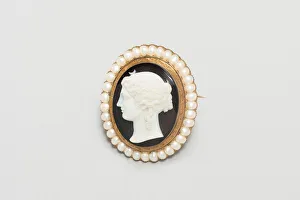Cameo Collection: Brooch, France, Early 19th century. Creator: Unknown