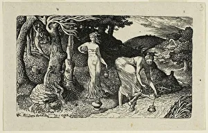 Woodcut On Paper Prints: The Brook, n.d. Creator: Edward Calvert