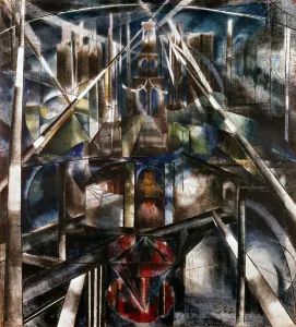 Brooklyn Collection: Brooklyn Bridge, 1917. Artist: Joseph Stella
