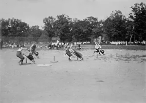Wheelbarrow Prints: Brooklyn Children's Field Day [wheel-barrow race]