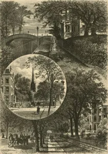 Towpath Prints: Brooklyn Street-Scenes, 1874. Creator: William Hamilton Gibson