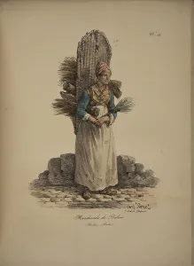 Merchants Prints: Broom seller. From the Series Cris de Paris (The Cries of Paris)