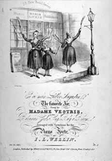 Charles Joseph Collection: Broom sellers, London, c1825. Artist: Charles Joseph Hullmandel