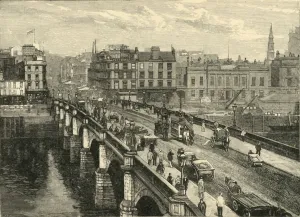 The Broomielaw Bridge, Glasgow, 1898. Creator: Unknown