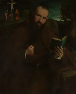 Saint Hieronymus Collection: Brother Gregorio Belo of Vicenza, 1547. Creator: Lorenzo Lotto