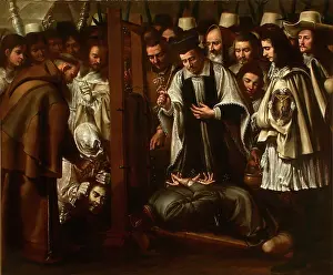 Beheading Prints: The Brotherhood of of Saint John Beheaded attend the blessing of the beheaded