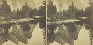 Watkins Carleton Emmons Prints: The Three Brothers, Inverted, 1861 / 80. Creator: Carleton Emmons Watkins