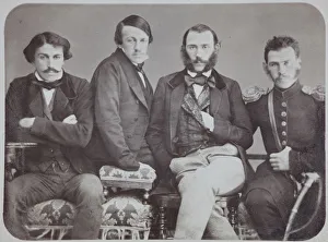 The Brothers Tolstoy: Sergei Tolstoy, Nikolai Tolstoy, Dmitri Tolstoy and Leo Tolstoy, 1850s