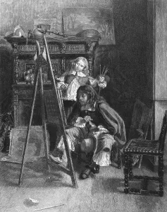 The Brothers Van De Velde, after J.L.E. Meissonier, c1880-83. Creator: A Gerard Darbiche