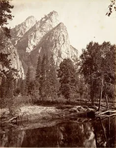 The Three Brothers, Yosemite, ca. 1872, printed ca. 1876