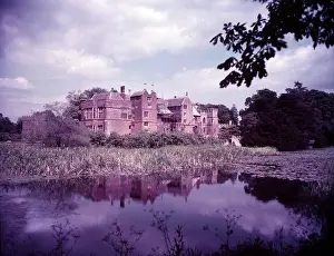 Oxfordshire Prints: Broughton Castle and moat, Oxfordshire